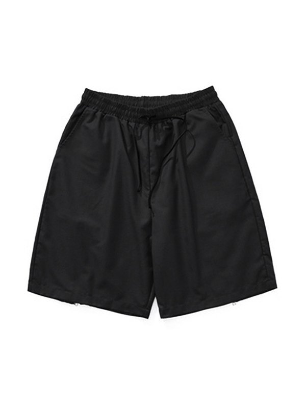 Shorts de chándal con cremallera en la espalda para hombre-4