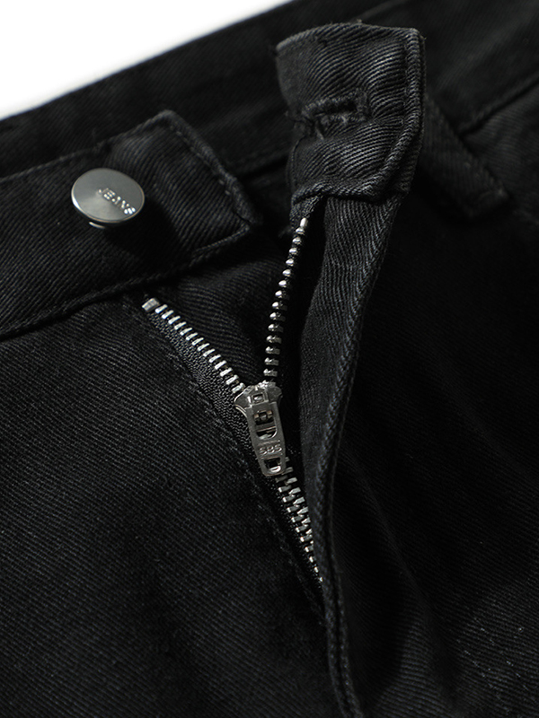 Vaqueros holgados con diseño de varios jirones para hombre-6