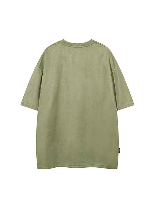 Camiseta de manga corta con gráfico del alfabeto para hombre-1