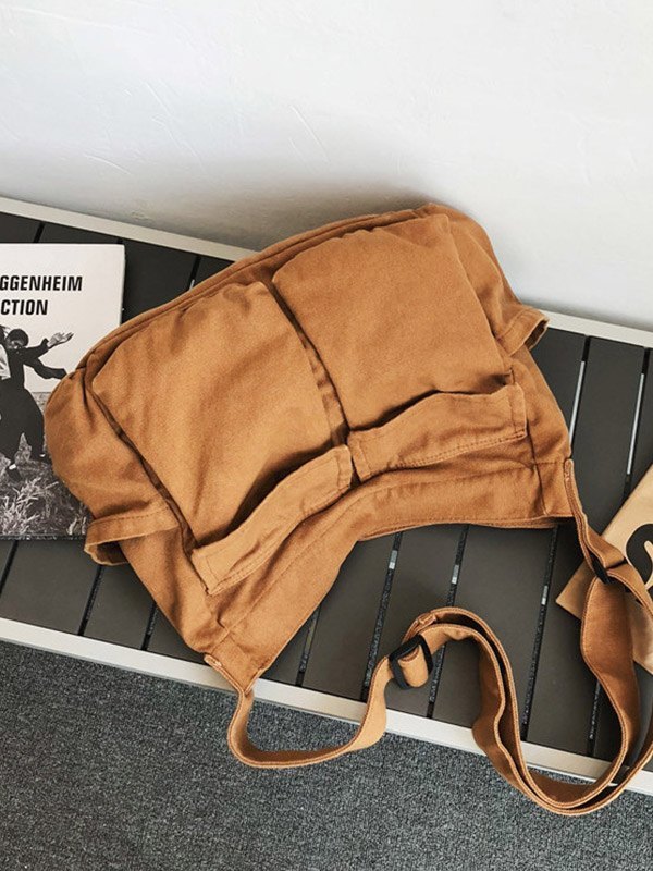 Bolso satchel grande de lona-3