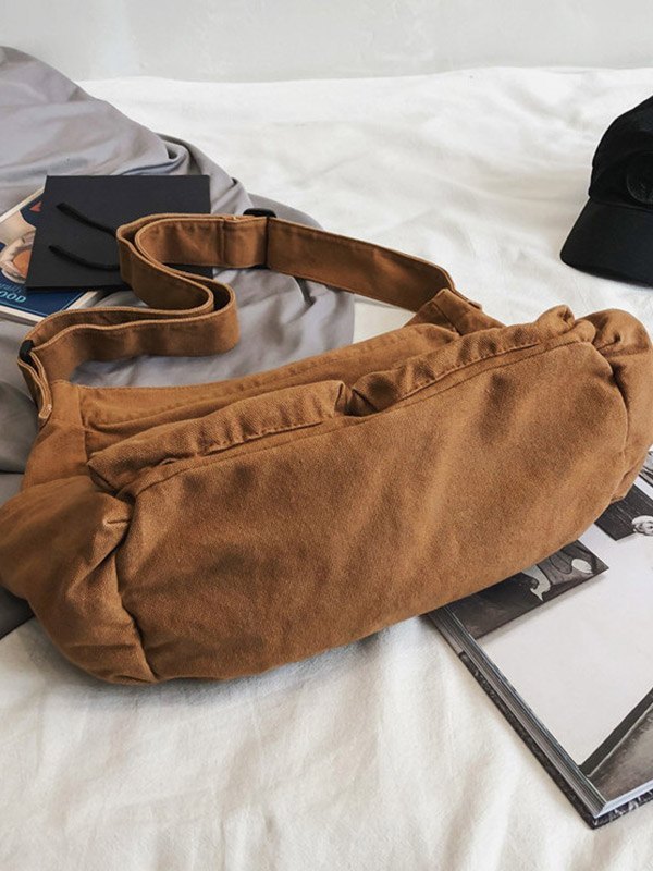 Bolso satchel grande de lona-5
